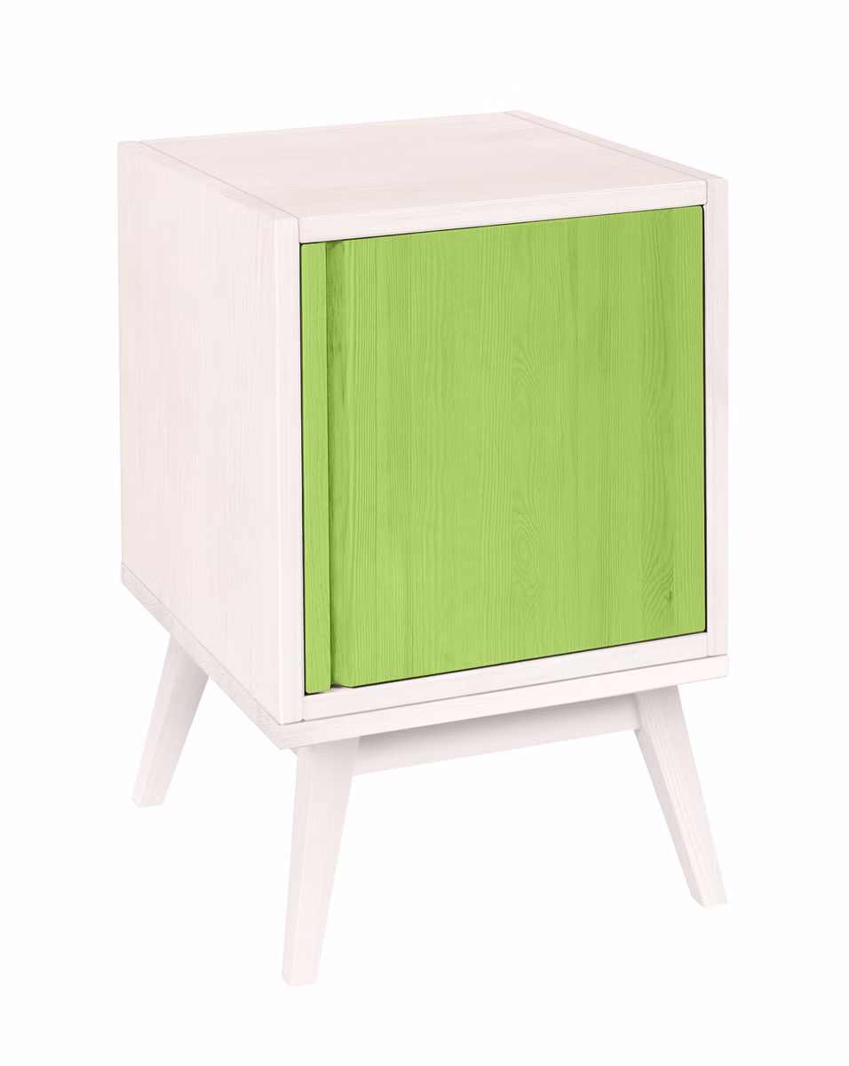Laura Retro Nachttisch mit Tür, Höhe 62 cm Laura Retro Nachttisch mit Tür, Höhe 62 cm