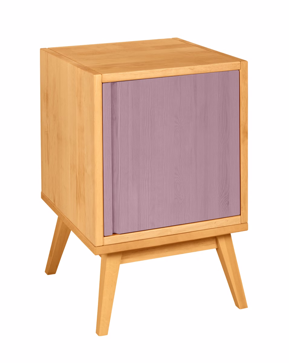 Laura Retro Nachttisch mit Tür, Höhe 62 cm Laura Retro Nachttisch mit Tür, Höhe 62 cm