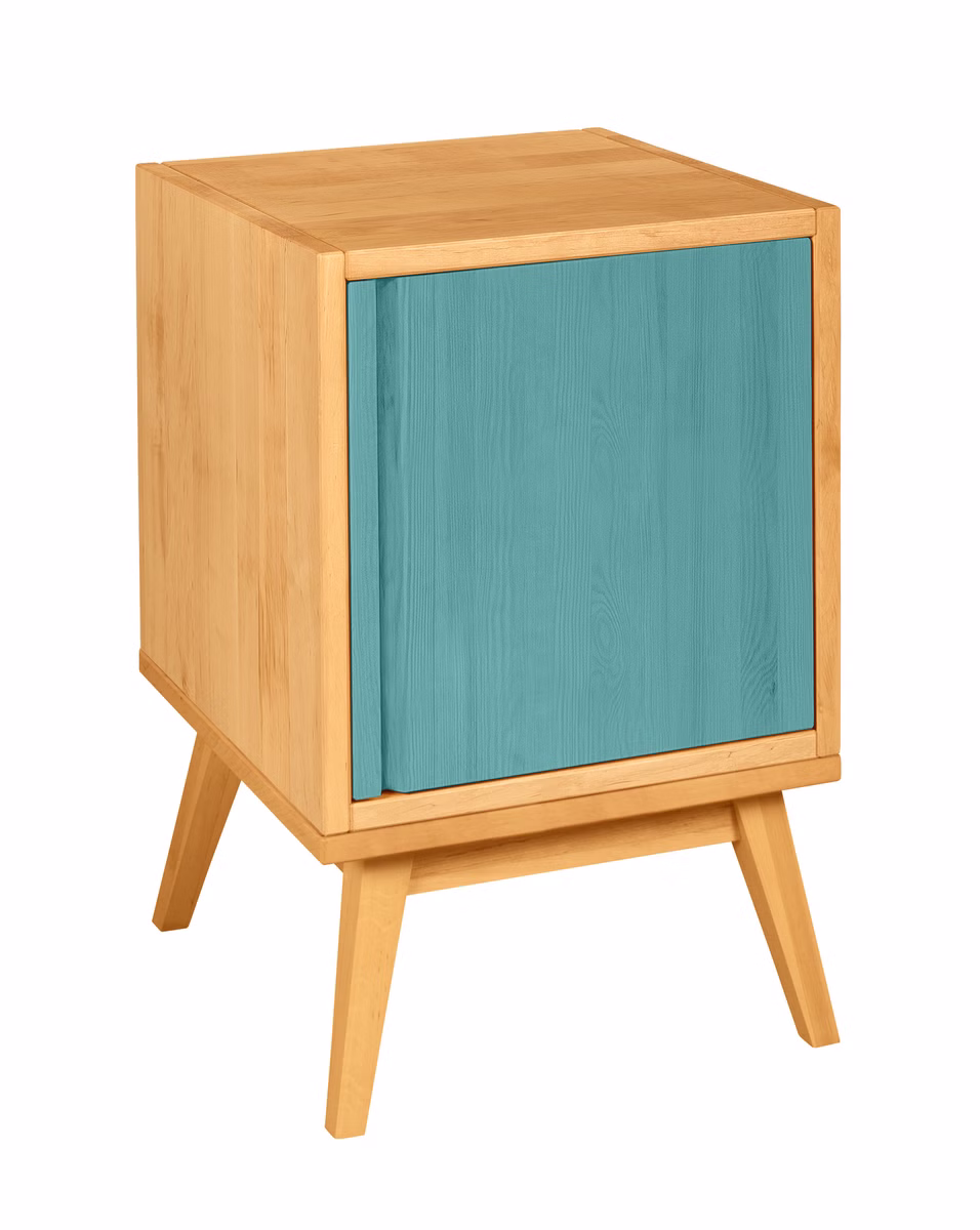 Laura Retro Nachttisch mit Tür, Höhe 62 cm Laura Retro Nachttisch mit Tür, Höhe 62 cm
