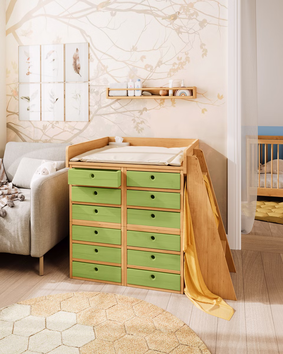 Set Laura wandelbarer Wickeltisch 4 Set Laura wandelbarer Wickeltisch 4 sb