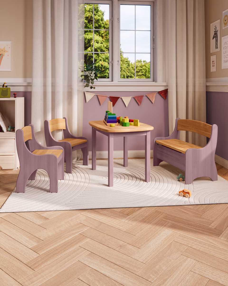 Levin Sitzgruppe Tisch, Bank & 2x Stuhl Levin Sitzgruppe Tisch, Bank & 2x Stuhl sb