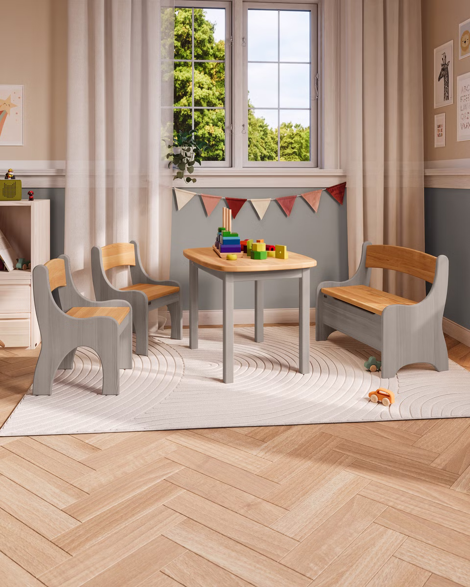 Levin Sitzgruppe Tisch, Bank & 2x Stuhl Levin Sitzgruppe Tisch, Bank & 2x Stuhl sb