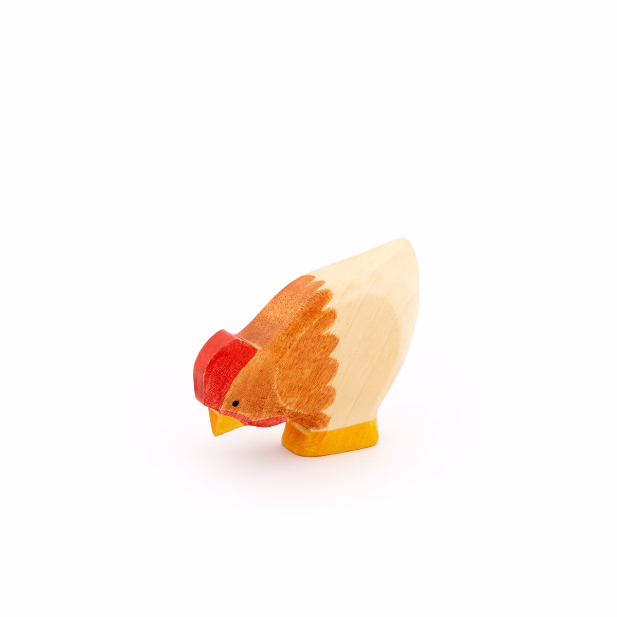 Holzfigur Huhn pickend Holzfigur Huhn pickend sb