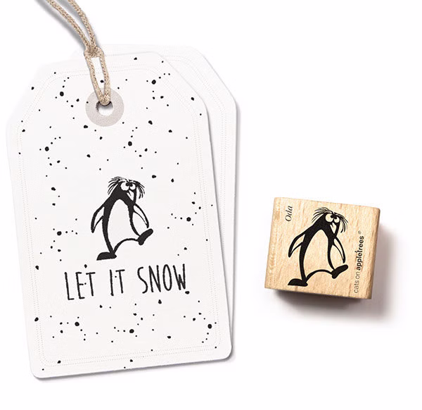 Stempel Schopfpinguin Stempel Schopfpinguin