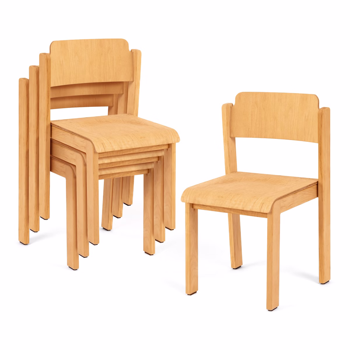Hugo Stapelstuhl 4er-Set Hugo Stapelstuhl 4er-Set