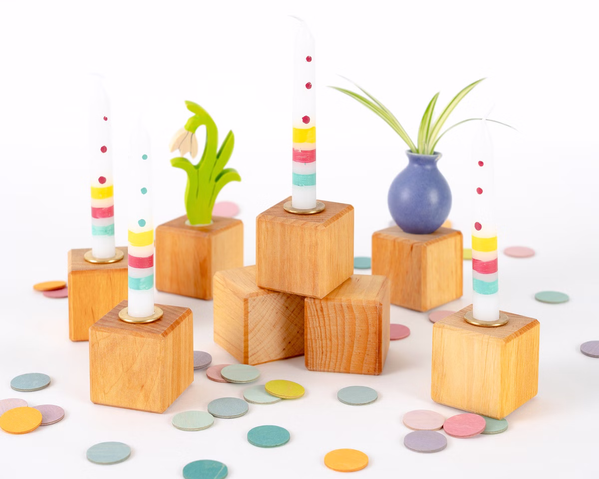 BioKinder Geburtstagswürfel 8er Set