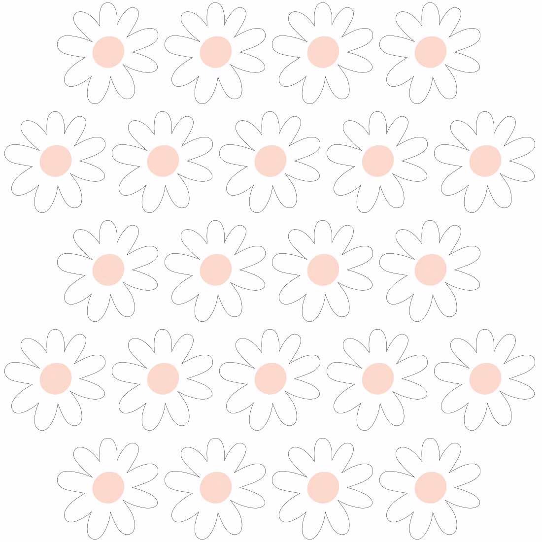 Wandsticker Gänseblümchen Wandsticker Gänseblümchen