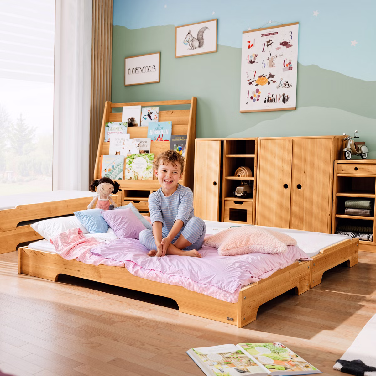 2er Set Kai Stapelbett 70x140 cm 2er Set Kai Stapelbett 70x140 cm