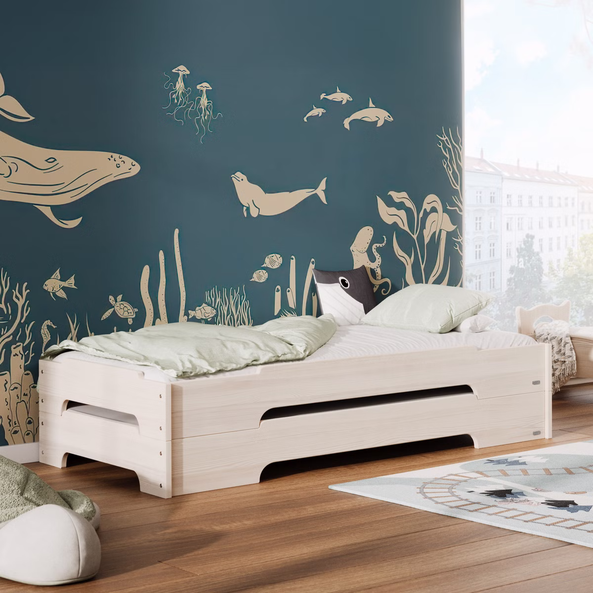 2er Set Kai Stapelbett 70x140 cm 2er Set Kai Stapelbett 70x140 cm