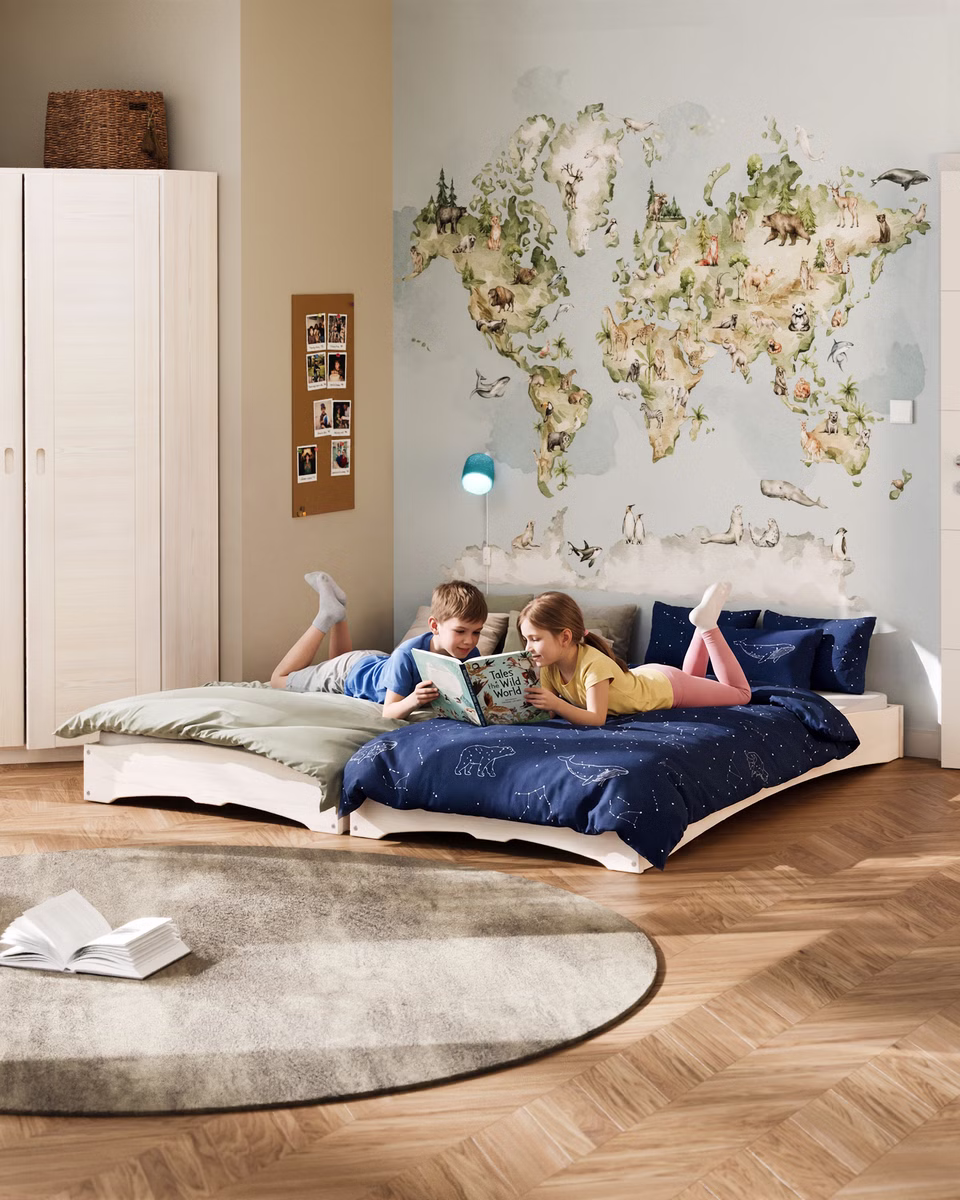 2er Set Leandro Stapelbett 90x200 cm 2er Set Leandro Stapelbett 90x200 cm sb
