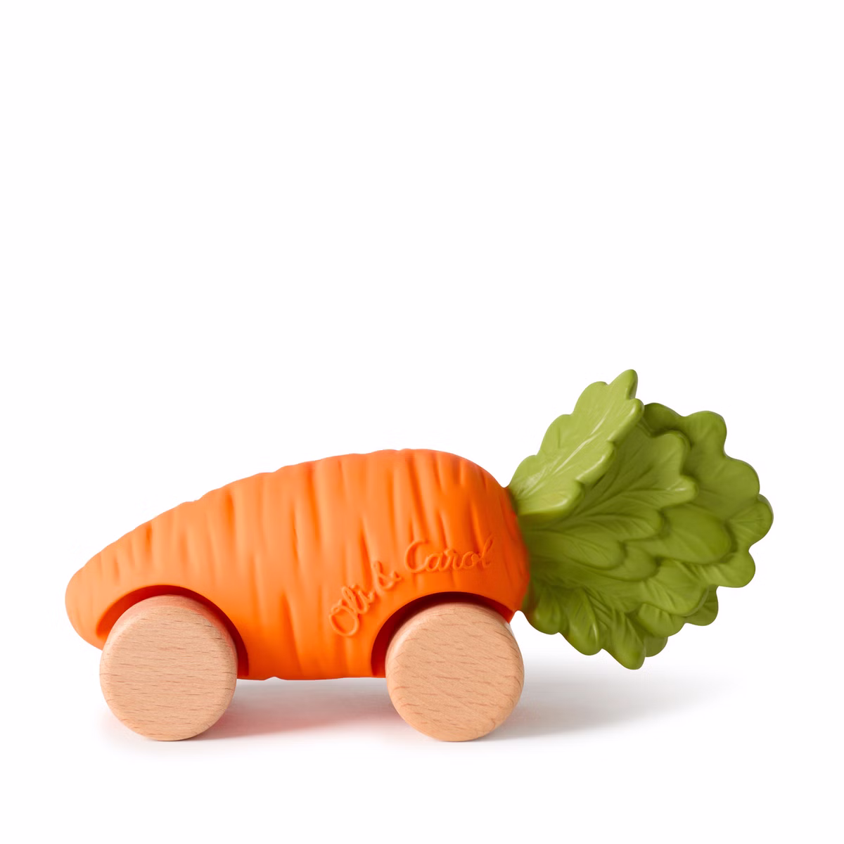 Baby-Auto Karotte inkl. Garage und Rennrampe, Oli&Carol Baby-Auto Karotte inkl. Garage und Rennrampe, Oli&Carol