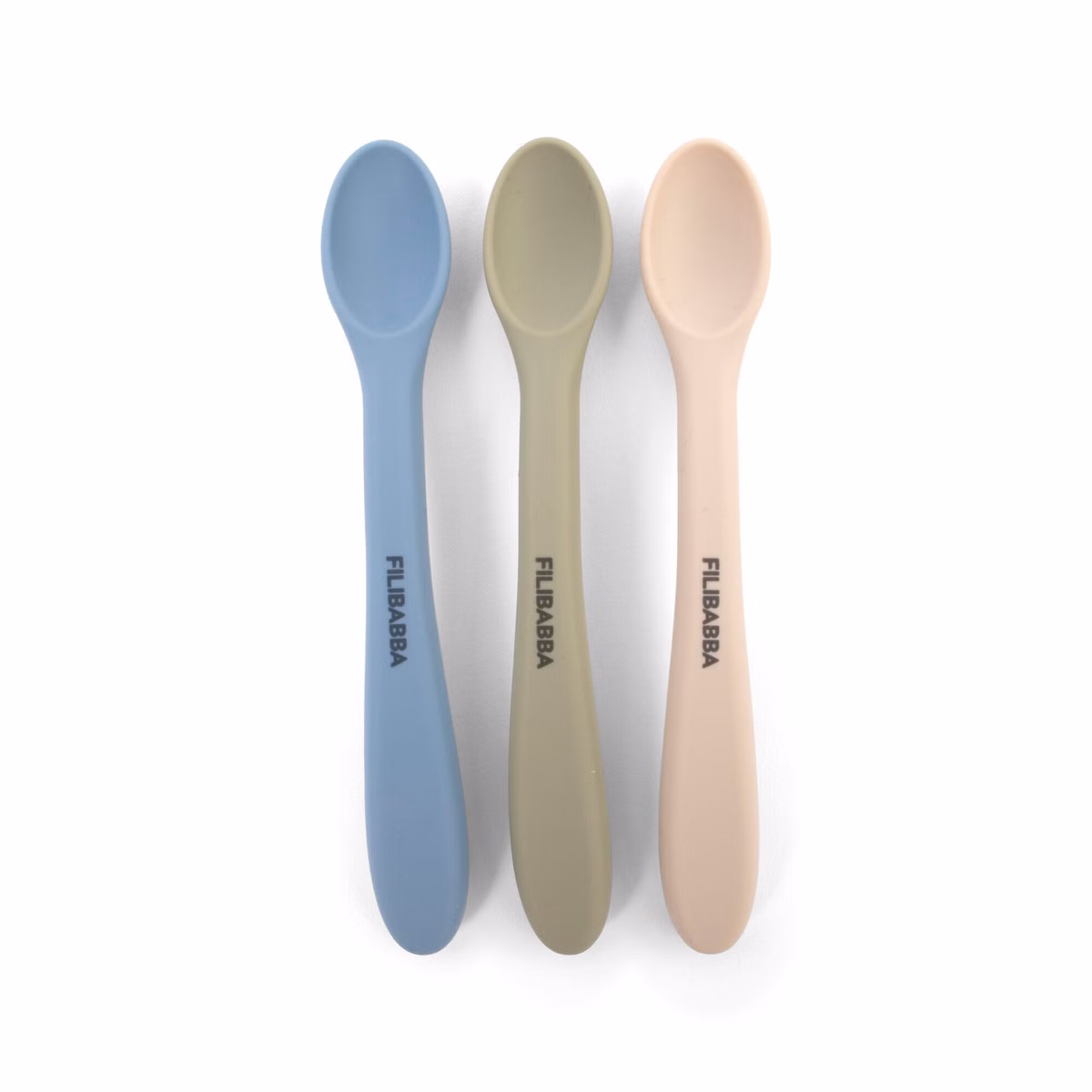 3er Set Babylöffel aus Silikon Ocean Mix 3er Set Babylöffel aus Silikon Ocean Mix