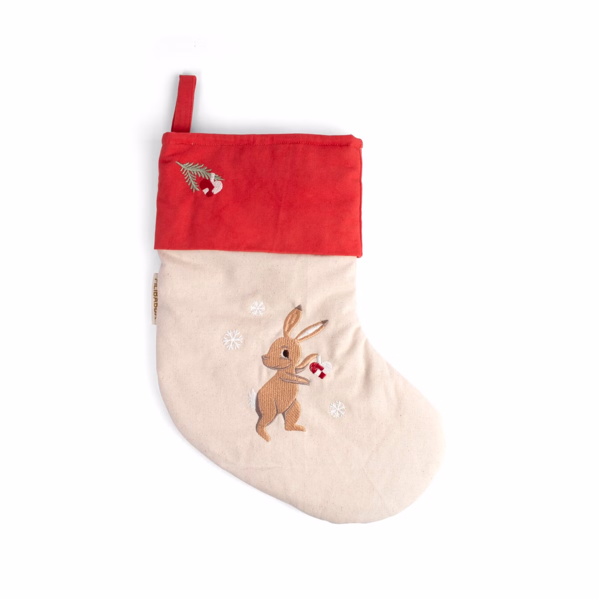 Socke mit Stickerei Hase aus Bio-Baumwolle Socke mit Stickerei Hase aus Bio-Baumwolle
