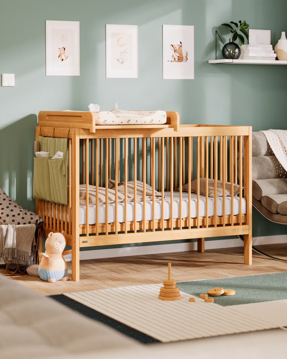 Starter-Set Paula Babybett und Wickelbrett Starter-Set Paula Babybett und Wickelbrett sb
