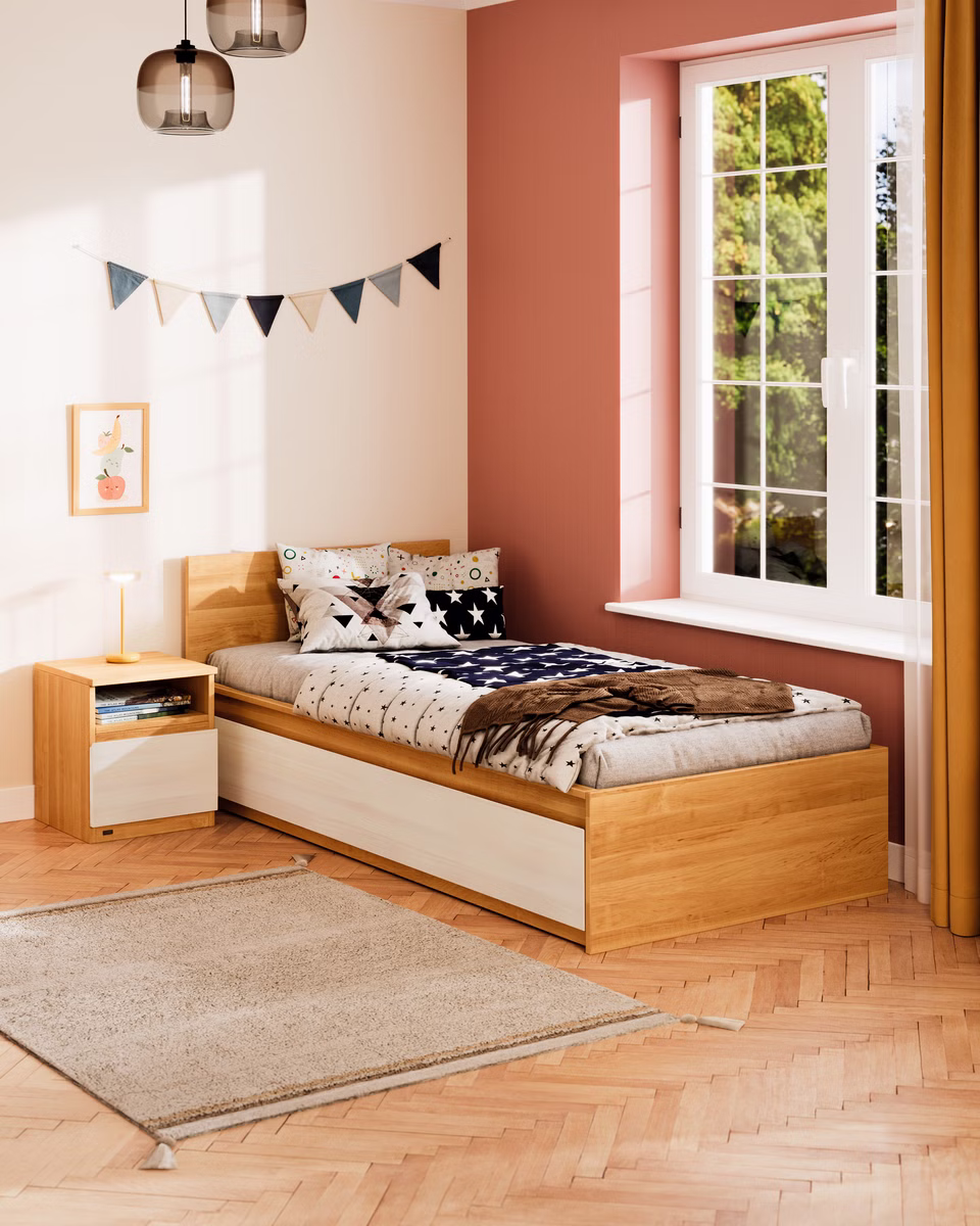 Finn Kinder- und Jugendbett 90x200 cm Finn Kinder- und Jugendbett 90x200 cm