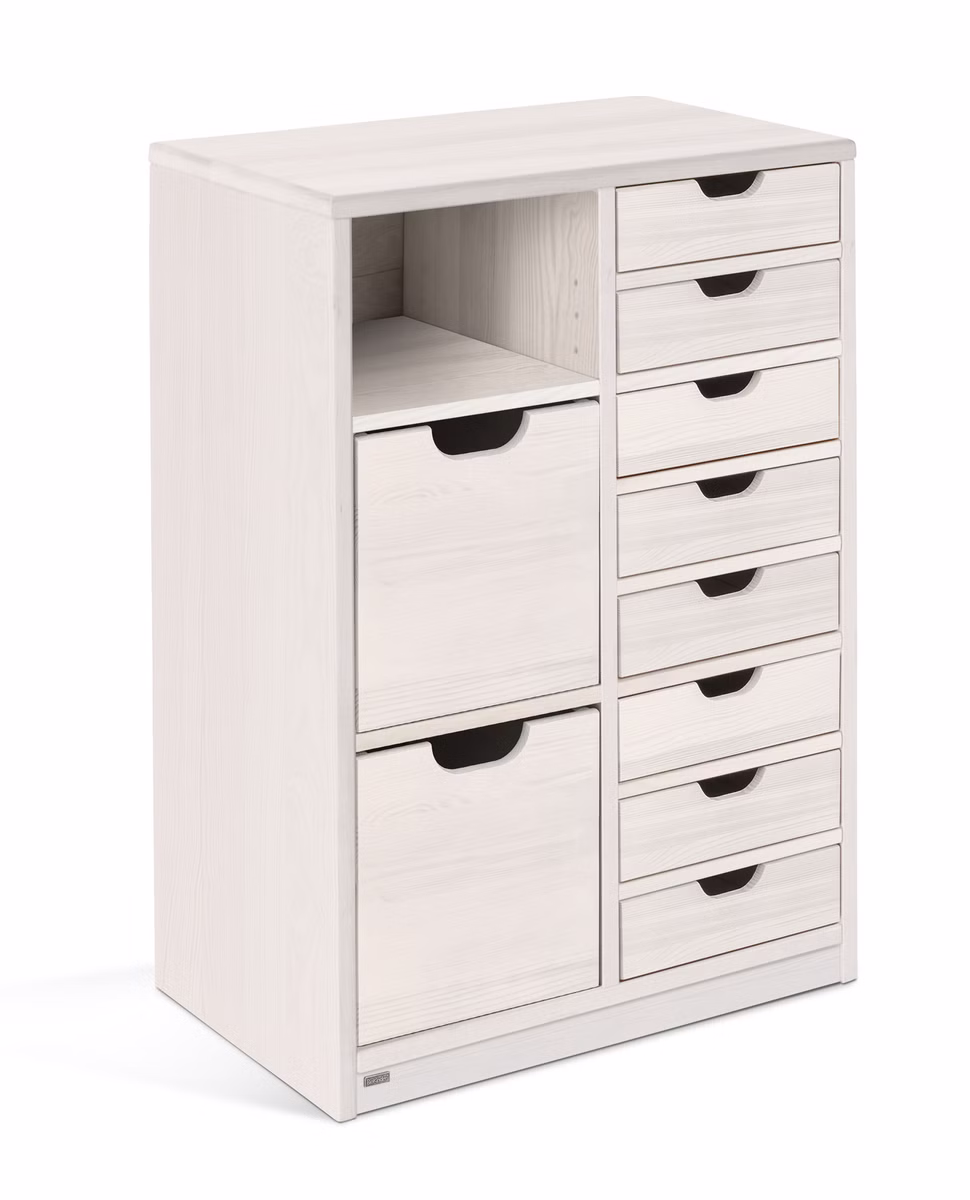 Robin Regal schmal Set 10, mit Regalboxen & Schubladen Robin Regal schmal Set 10, mit Regalboxen & Schubladen