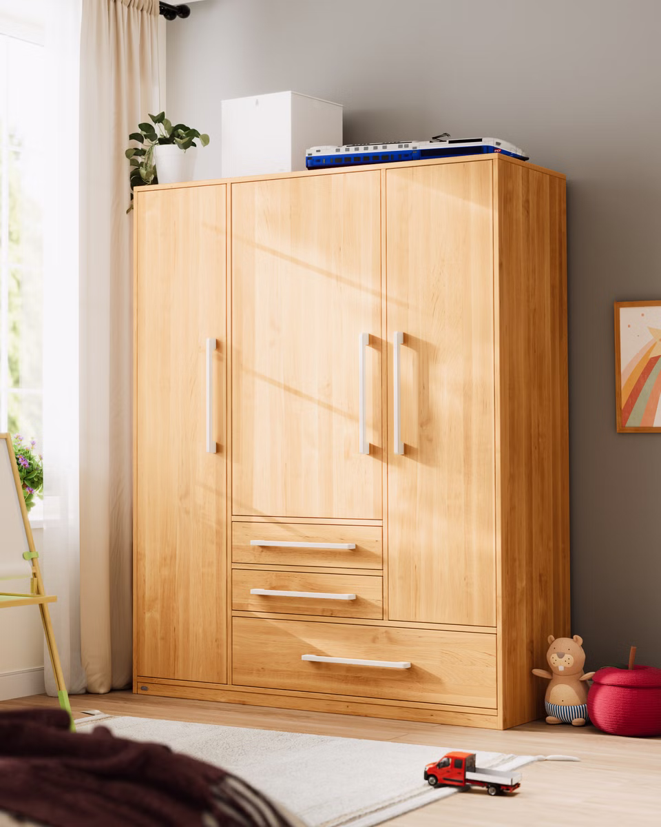 Henry Kleiderschrank 3-türig sb