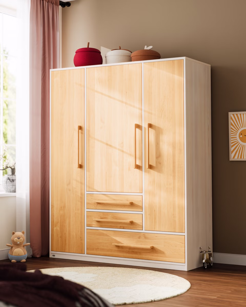Henry Kleiderschrank 3-türig sb