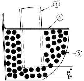 Belüftungsrohr Wasserspeicher