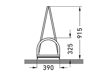 Werbefahrradständer