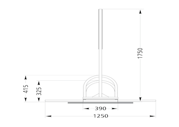 Werbefahrradständer