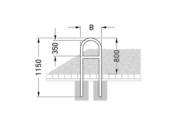 Fahrradanlehnbügel