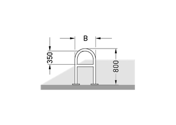 Fahrradanlehnbügel