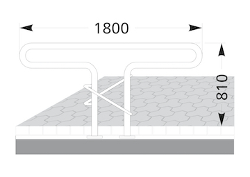Fahrradanlehnbügel