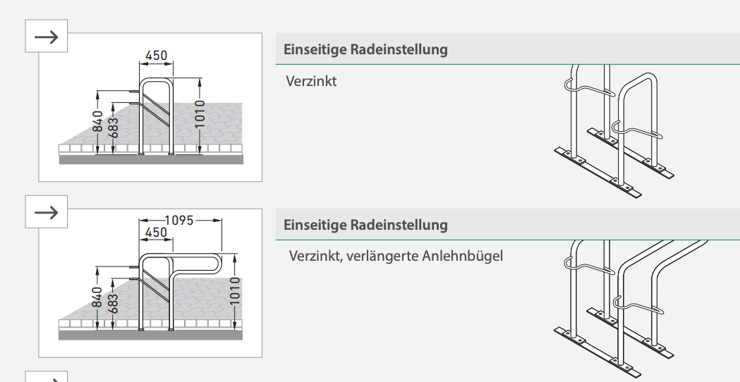 Fahrradanlehnbügel