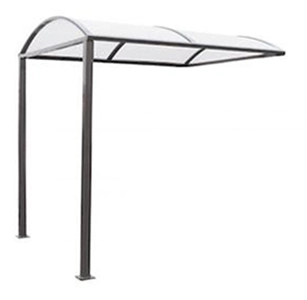 Fahrradüberdachung Merida: Anbaueinheit ohne Verkleidungen