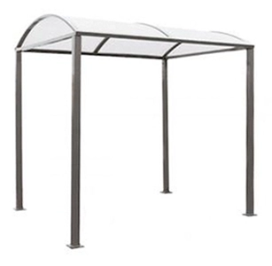 Fahrradüberdachung Merida: Grundeinheit ohne Verkleidungen