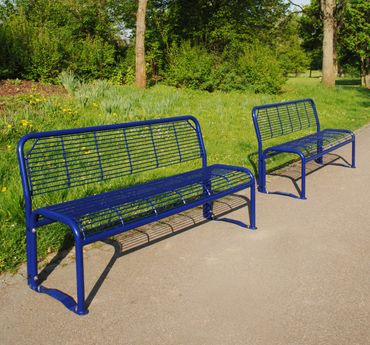 Parkbank Metallgitter