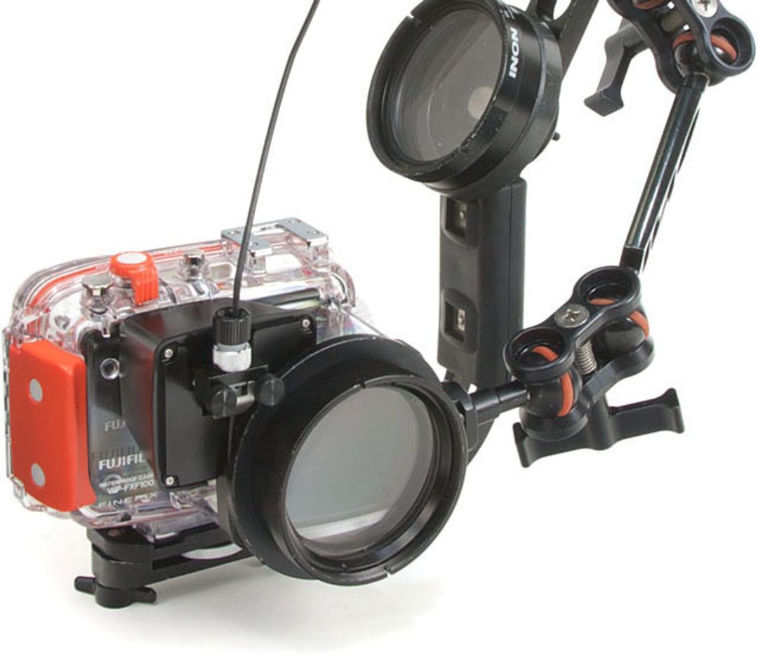 INON M67 Lens Arm Linsenhalter Kugelarm f&uuml;r Unterwasser Objektive 67mm Gewinde – Bild 2