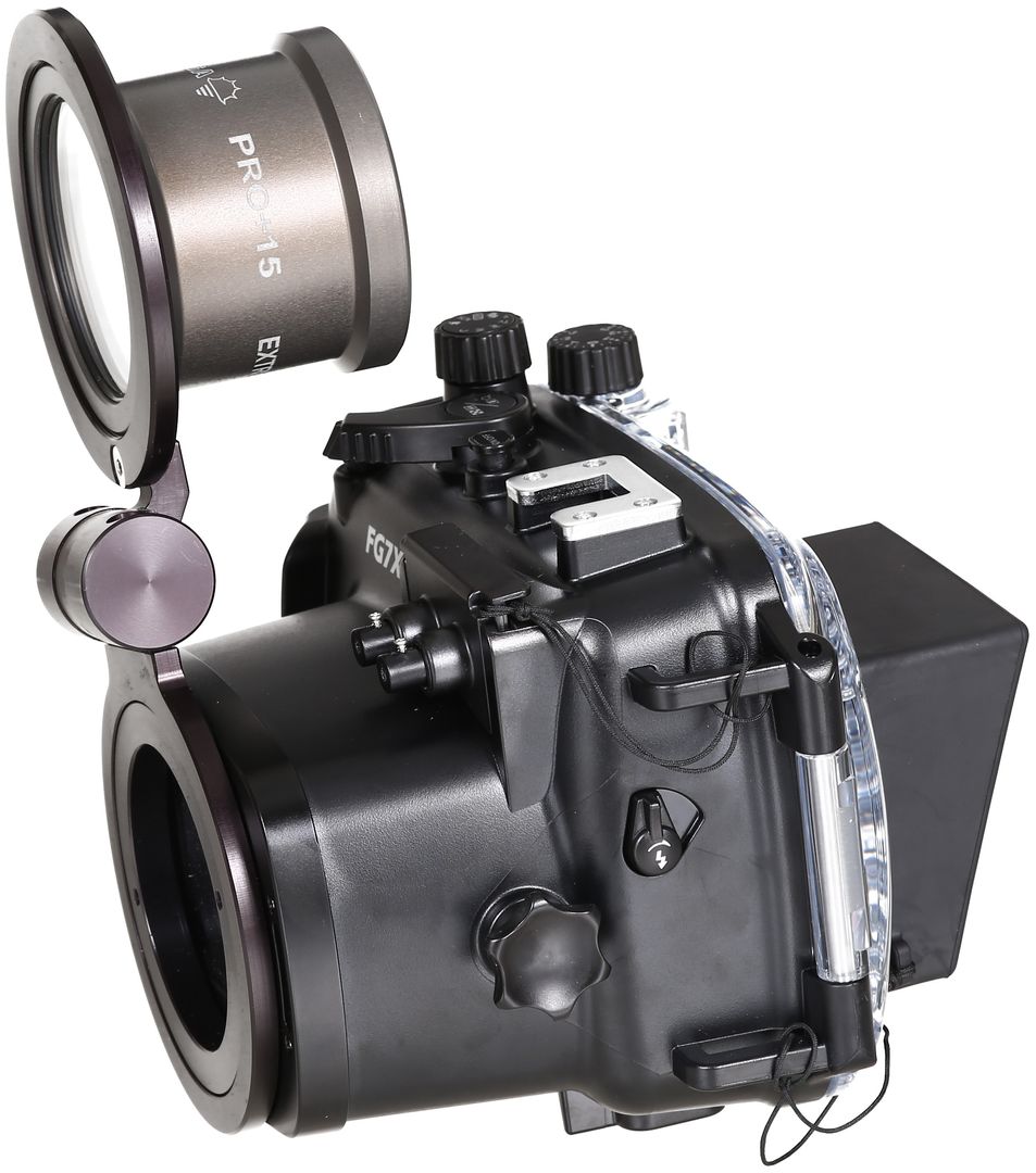 Fantasea FG7X II Set mit SAGA +15 Makrolinse &amp; magnetischem Klapphalter – Bild 2