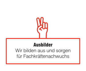 rote Kachelgrafik mit Maulschlüßel-Symbol und Verweis zu unserem neuen Ideengeber-Bereich