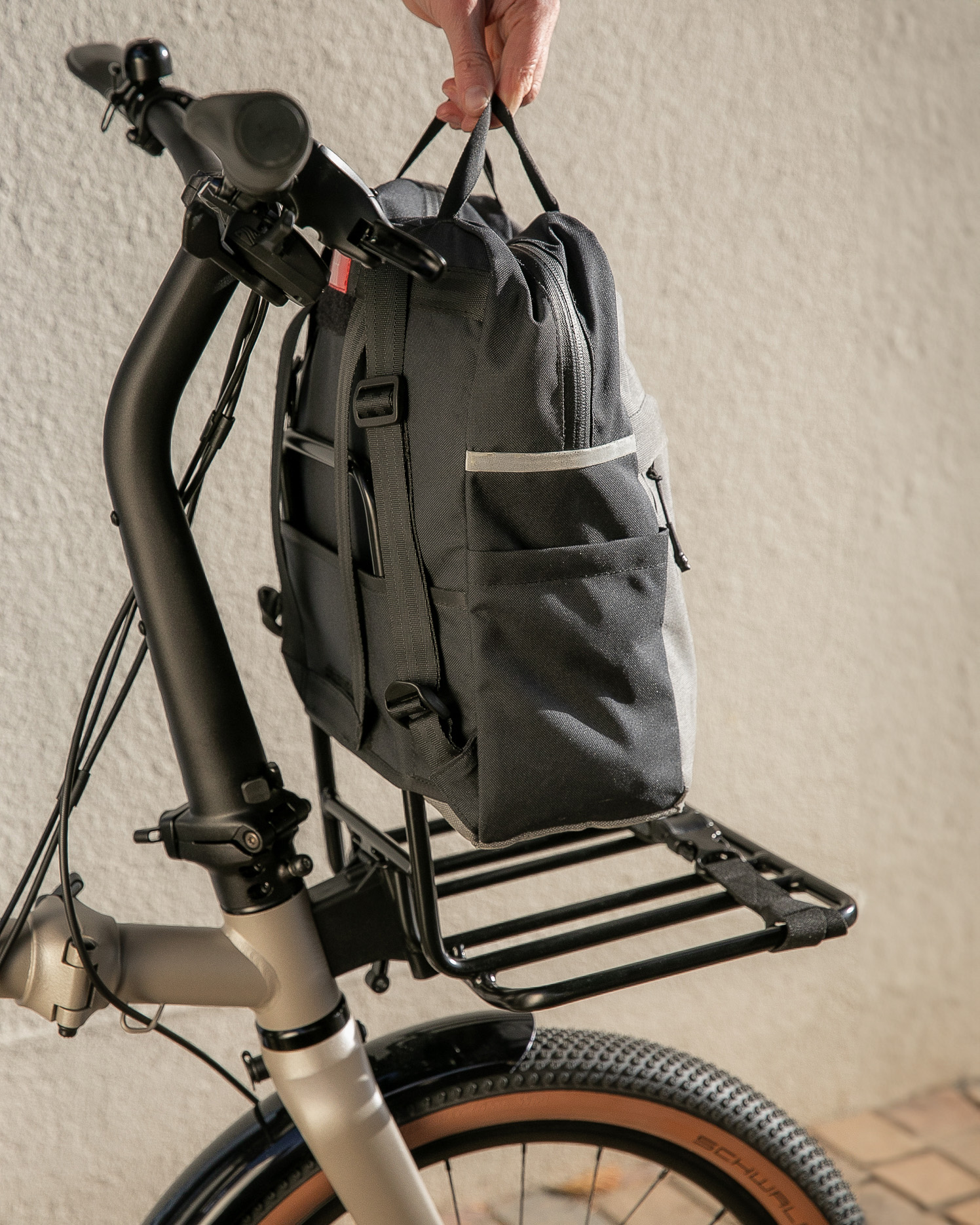 FRONT RACK und Rucksack BOTE
