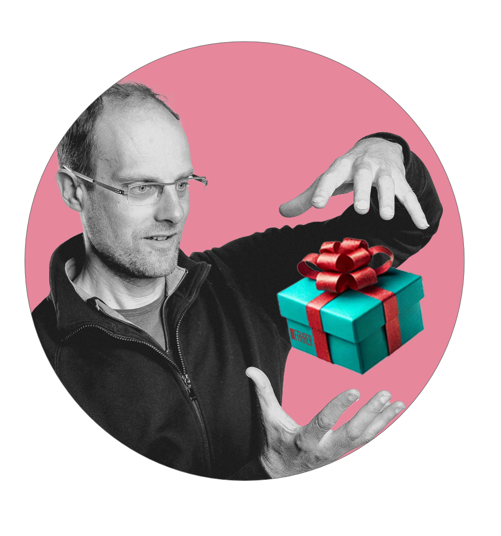 Joachim läßt Geschenke schweben