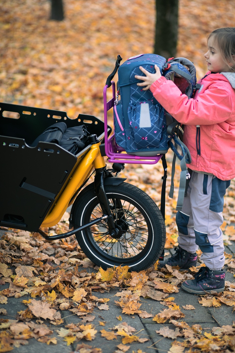   Front Rack XL in der Sonderedition Pink mit Maxi Strap 