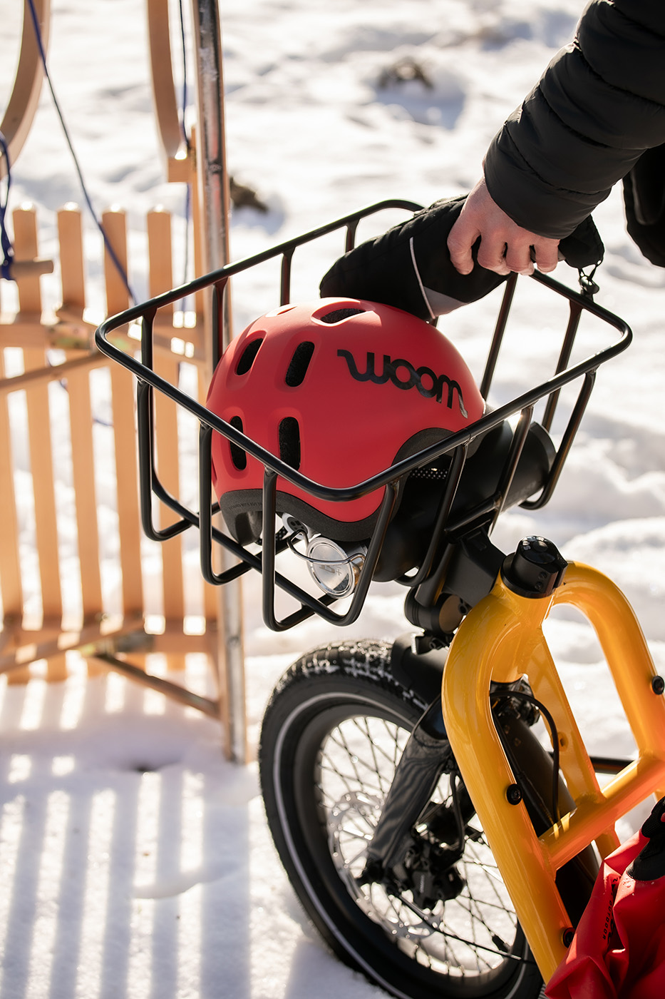 Front Basket, für alles was schnell zur Hand sein muss. 