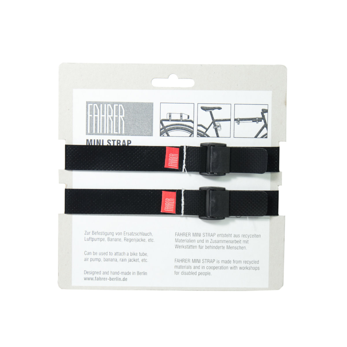 Mini Strap Spanngurt schwarz