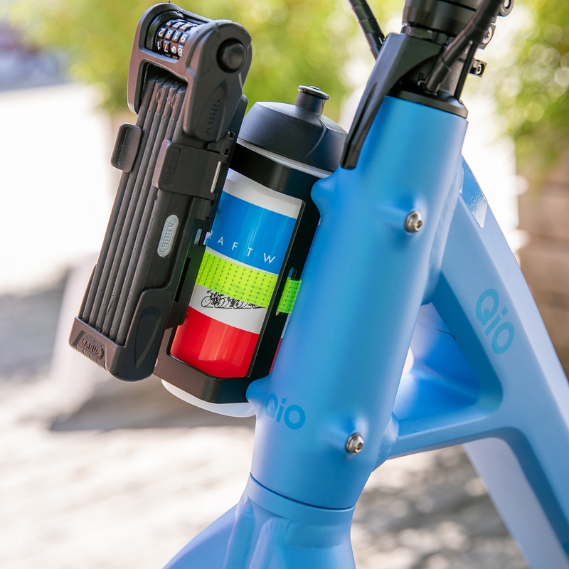 QiO Multiadapter Für Kompakträder - Edelstahl Zubehörträger Schwarz