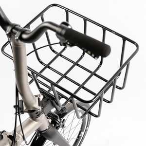 アクセサリー FAHRER Brompton Front Rack BLCAK Front Basket fits Brompton Folding Bikes (alloy-version) | FAHRER