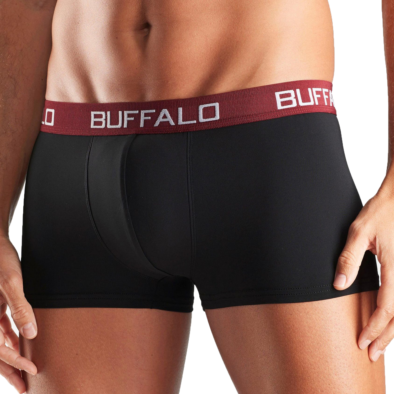 4er Pack BUFFALO Hipster, Herren Boxershorts, Shorts, Unterhosen
