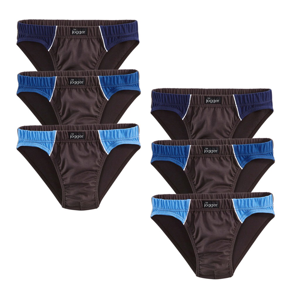 Le Jogger Herren Slips, 6er Pack Herren Slips
