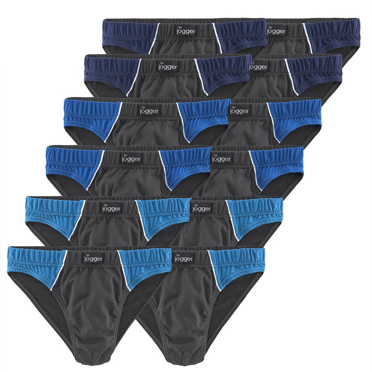 Le Jogger Herren Slips 12er Pack 2 x 171675 = 140696 Lurix.de