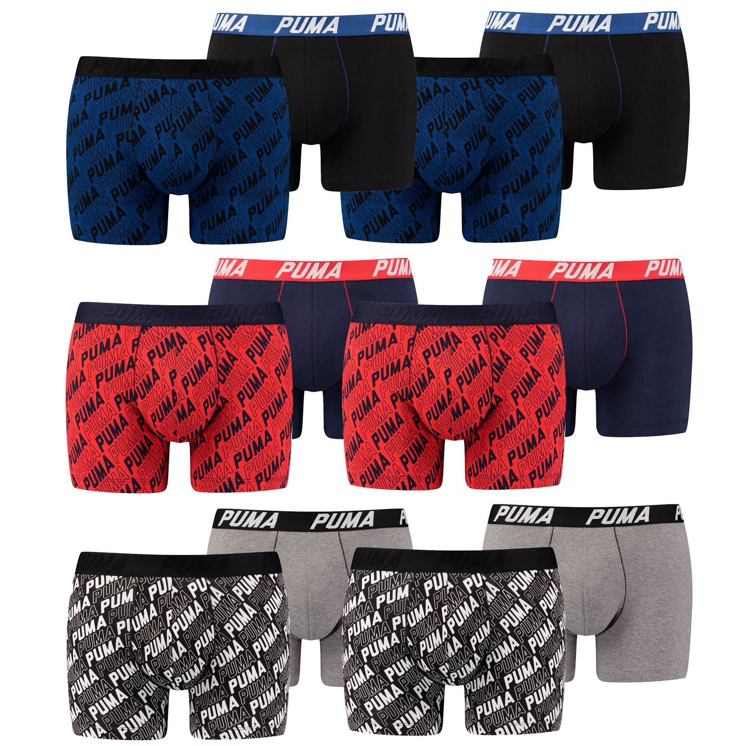 PUMA Herren Boxershorts, Boxers, Pants, Shorts, Unterhosen, Puma