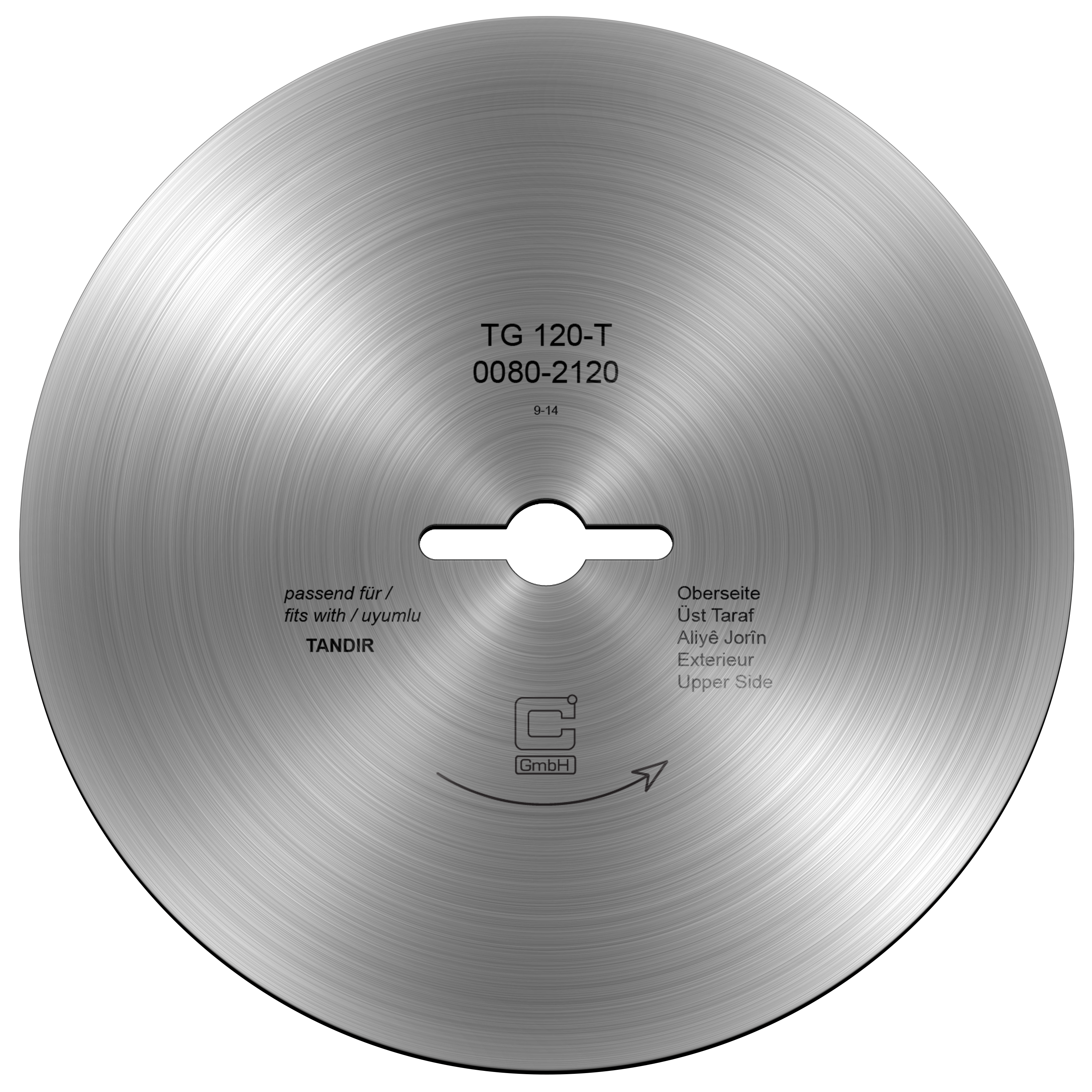 ALGAN Döner Kreismesser Premium - Professionelles Kebab Messer Für Hauchdünne Schnitte