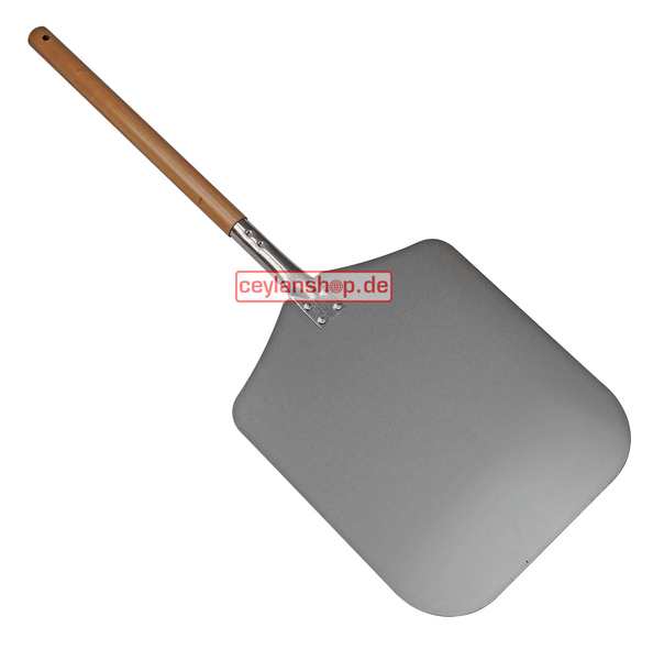 Pala per pizza 30,5 x 35,5 x SL44 cm, GL80 cm in alluminio con manico in  legno 0131-0030 | Commercial catering equipment