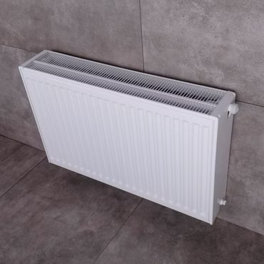 Belrad Typ 22 (Höhe x Breite) 600x1200 mm Universalheizkörper Kompakt & Ventilheizkörper Halter & Ventil - 6 Anschlüsse