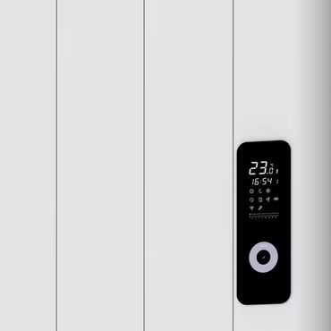 Elektroheizkörper Weiß mit Stecker + WiFi-Programm 2000W – Energiesparender Heizkörper für Zuhause und Büro
